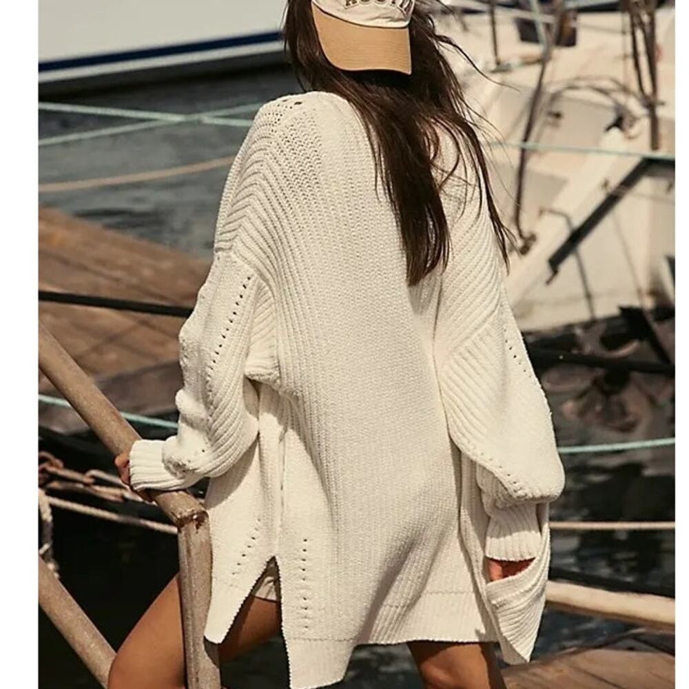 Free People Nightingale Oversized Chunky Cardigan